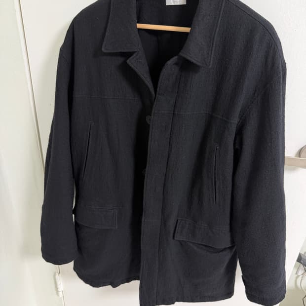 스틸네스 브러시드 울 카코트 블랙