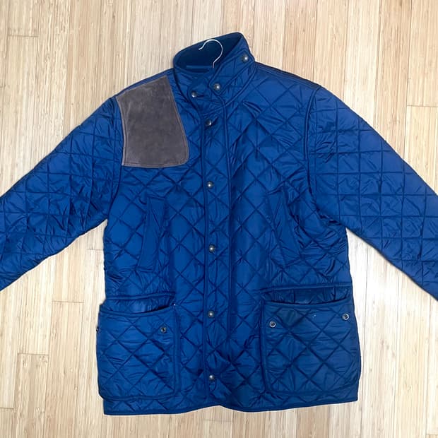 폴로 퀄팅 자켓