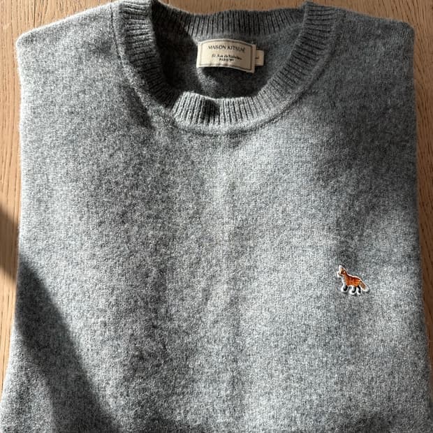 메종키츠네 니트