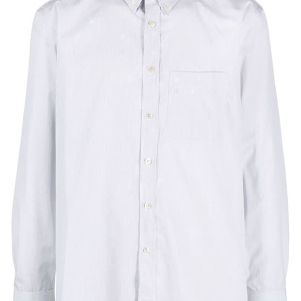 생로랑 24S/S 카산드리 로고 스트라이프 셔츠