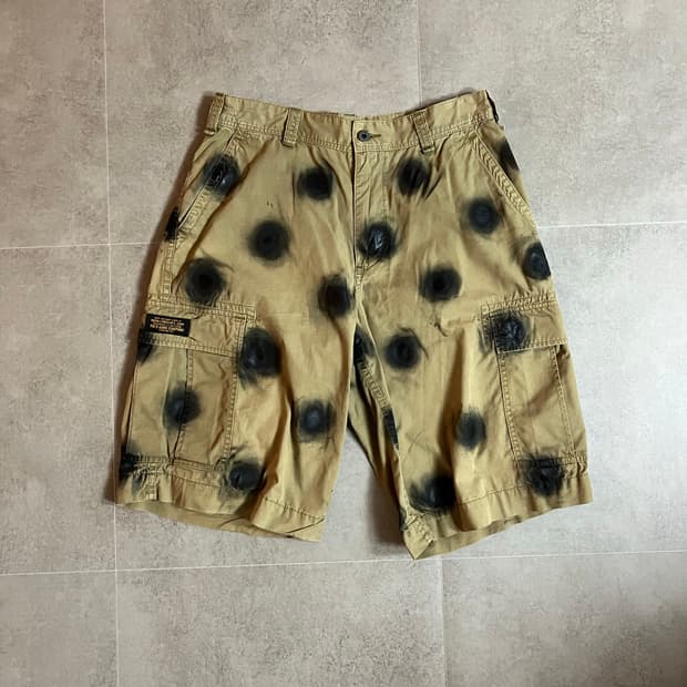 폴로 도트 카고 반바지