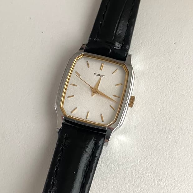 Seiko 세이코 스퀘어 쿼츠 레이디스