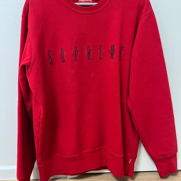 슈프림 19F/W  Fuck You 크루넥 레드 M