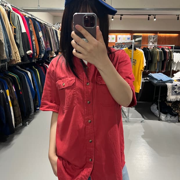 랭글러 반팔 워크셔츠