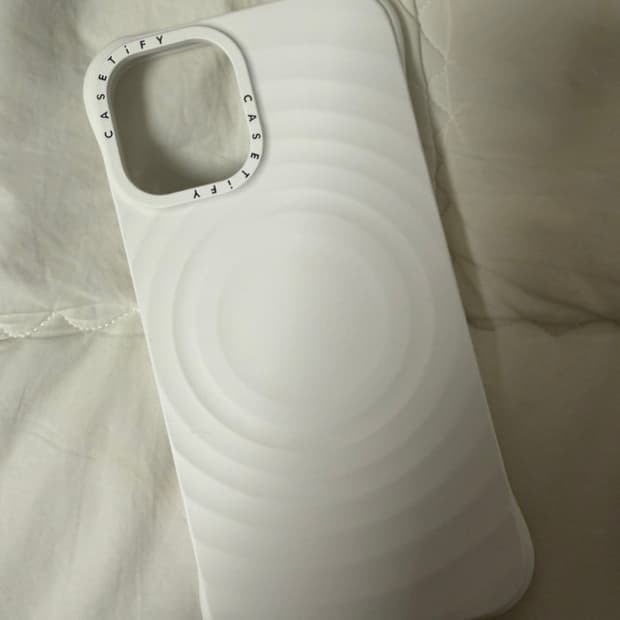 아이폰 16 plus 플러스 케이스티파이 리플케이스 화이트