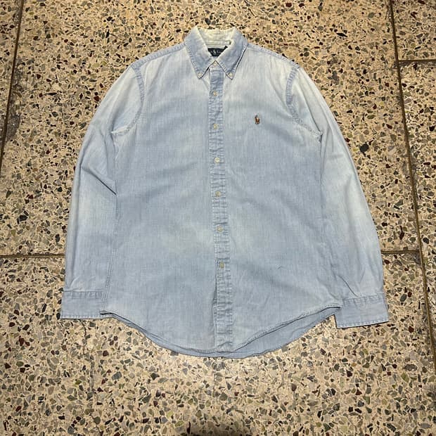 폴로 랄프로렌(POLO RalphLauren)데님 샴브레이 셔츠