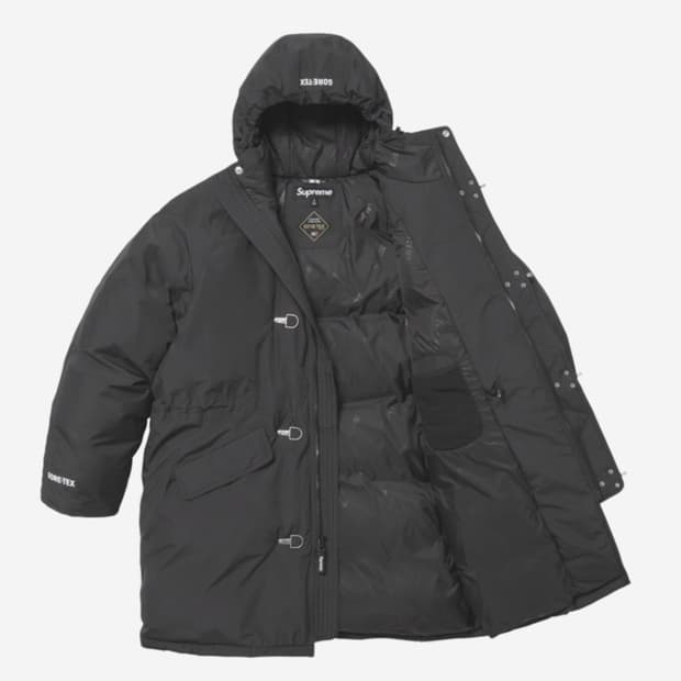 슈프림 고어텍스 700-필 다운 클립 파카 블랙 XL 23FW