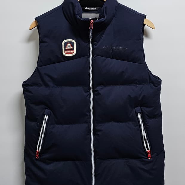 디스커버리 덕다운 패딩조끼 100