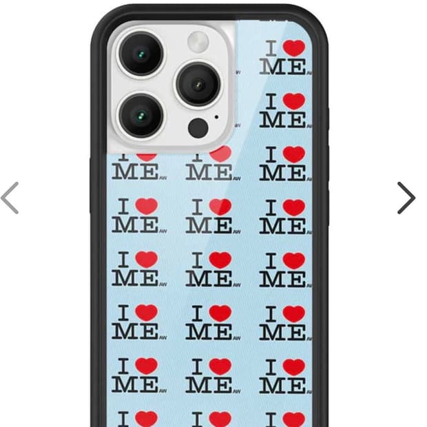 와일드플라워 16프로 애슐리윌리엄스 아이 하트 미 블루 케이스