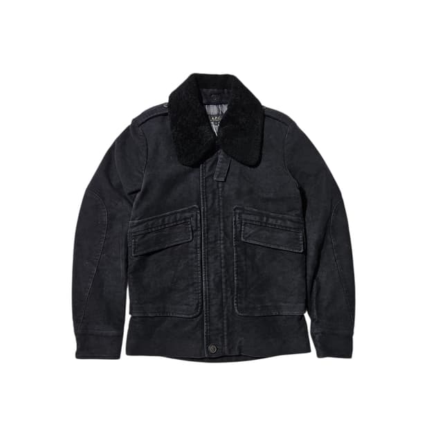 A.P.C. 몰스킨 G-1 플라이트 자켓 S
