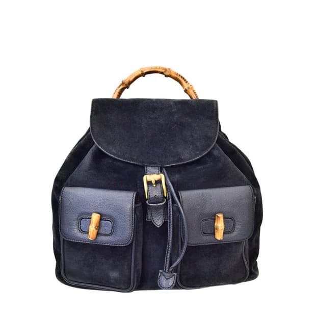 구찌 빈티지 뱀부 백팩 (정품)