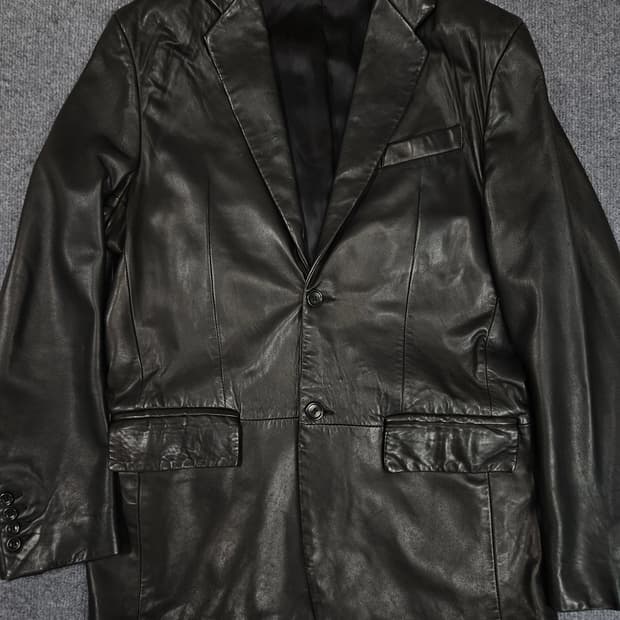 바나나리퍼블릭 90's 레더 블레이저 양가죽 자켓(급처)