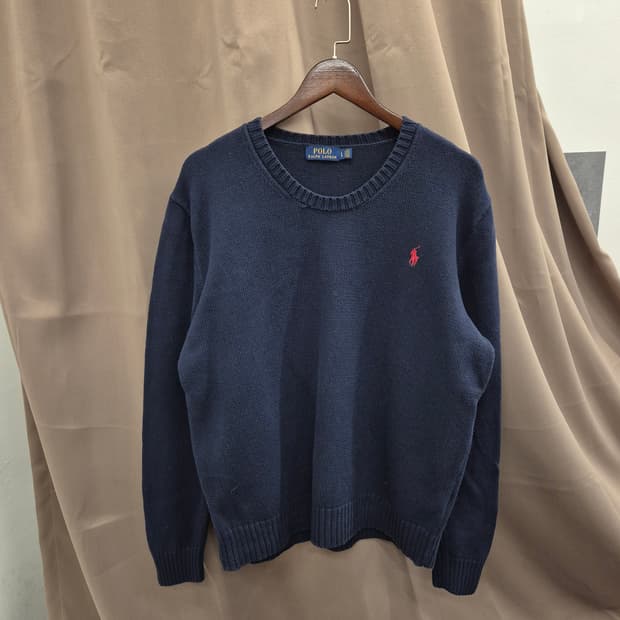 폴로 랄프로렌 네이비 니트 L