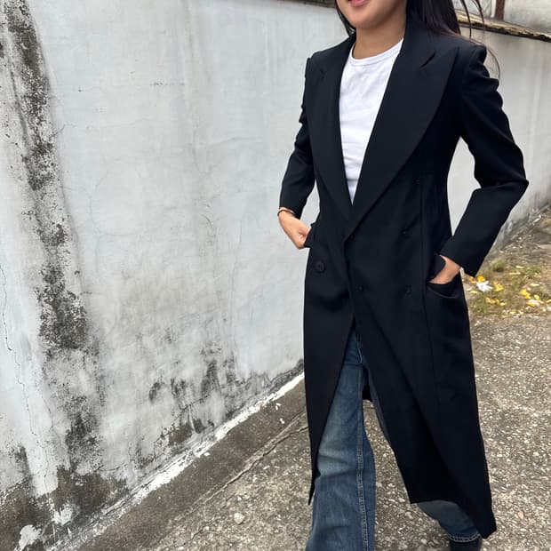 Yohji Yamamoto Regulation wool coat 