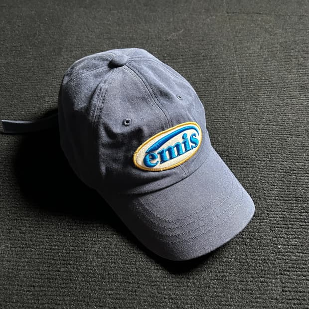 emis 네이비 와펜 볼캡 