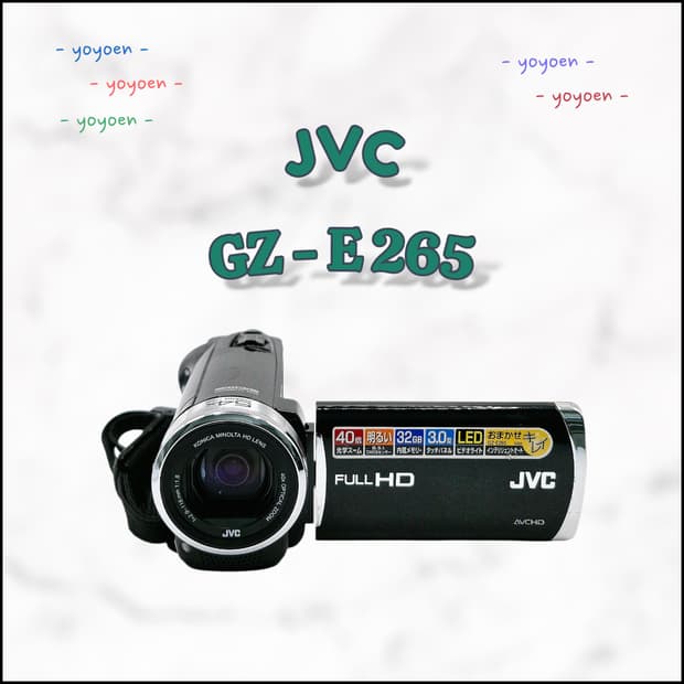 JVC GZ-E265 빈티지캠코더[꾸미기0]