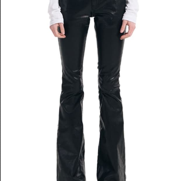 보헤미안서울 코팅 코튼 부츠컷 팬츠 블랙 L 보헴서