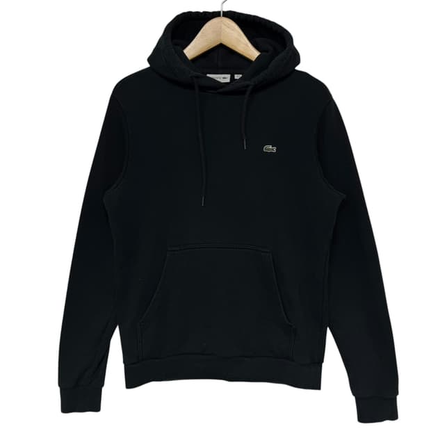 라코스테 로고 후드티