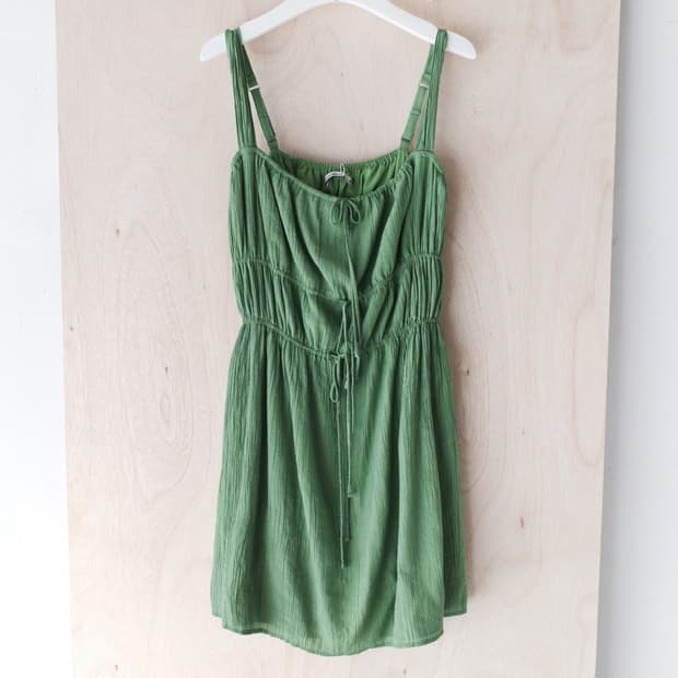 abercrombie) shirring one-peice