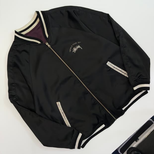 Stussy 스투시 35주년 수베니어 자수 스카쟌