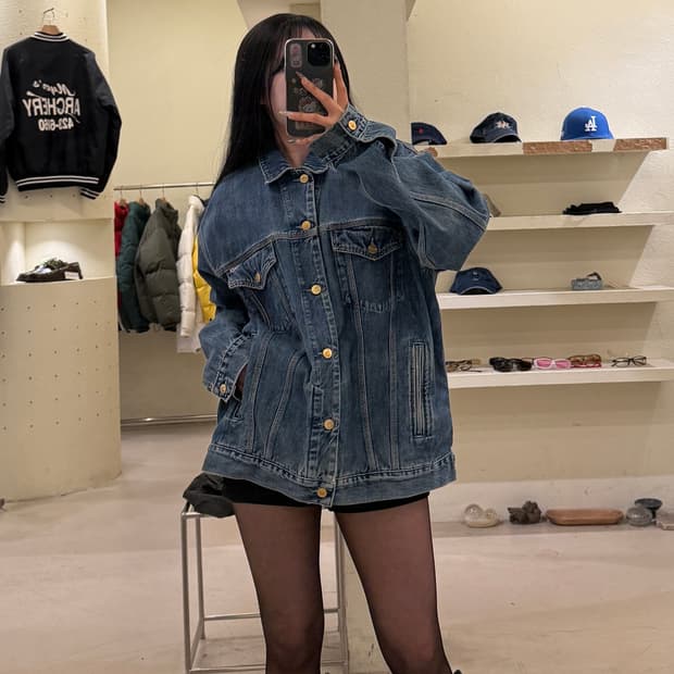 칼하트 WIP 데님 트러커 자켓 U982