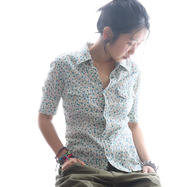 [Hysteric Glamour] Skull Floral Shirt