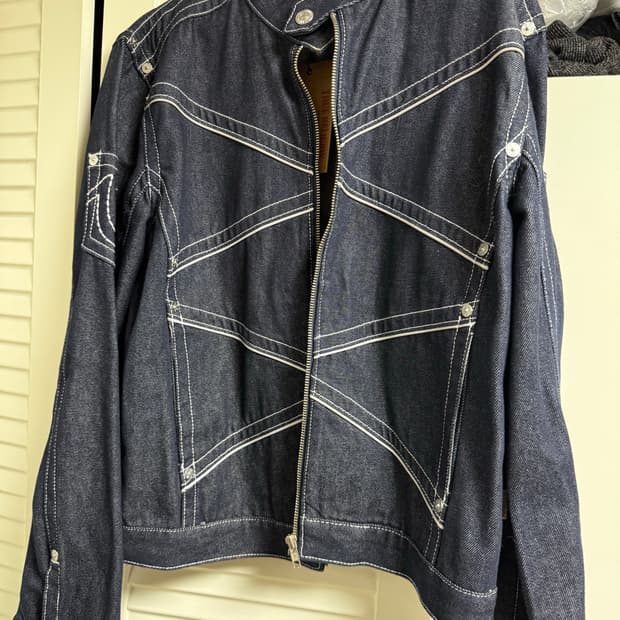 트루릴리젼 디펜더 생지 데님 자켓 인디고 (M)