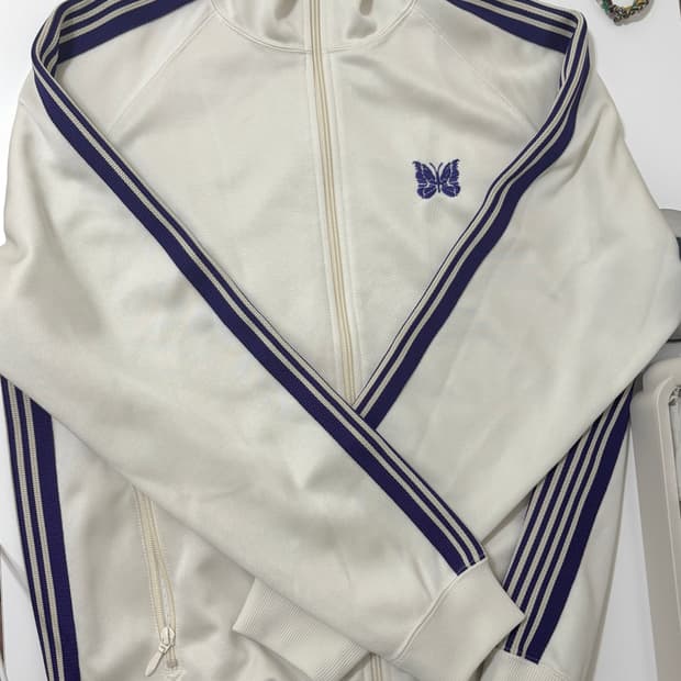 니들스 트랙자켓 아이스화이트 M