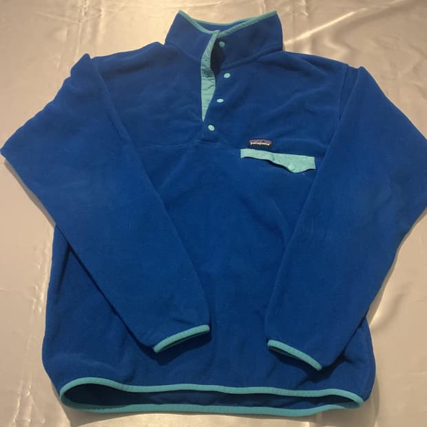 10s 파타고니아 신칠라 스냅-T 블루/스카이블루