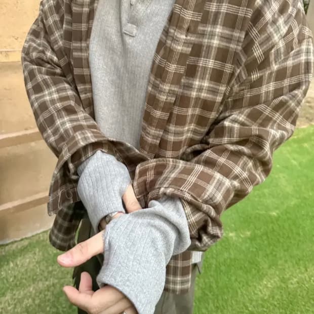 논노드 체크셔츠 2