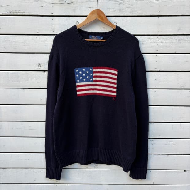 Polo 폴로 성조기 니트