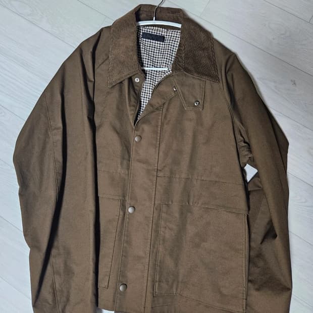 유니클로 블루종 브라운 M