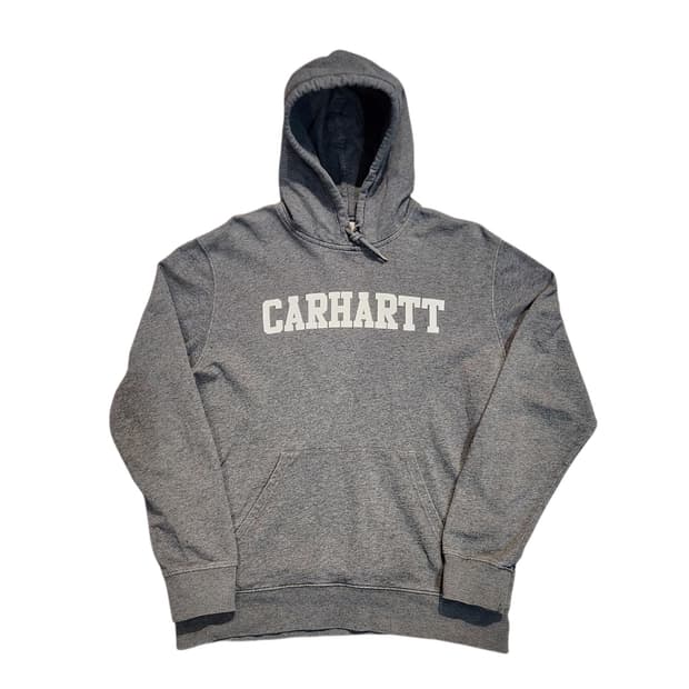 칼하트 로고 그레이 후드티 (L)