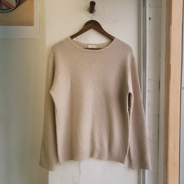 Ciaopanic 브이스티치 오트밀 니트