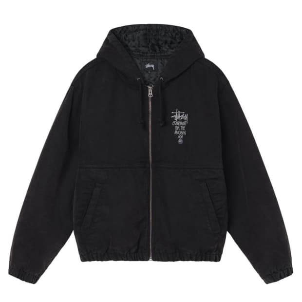 스투시 8볼 캔버스 자켓