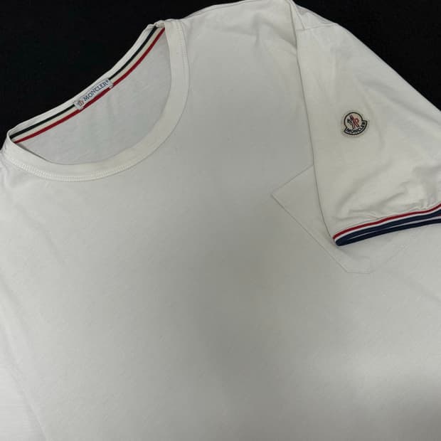MONCLER 몽클레어 패치 로고 반팔 XL