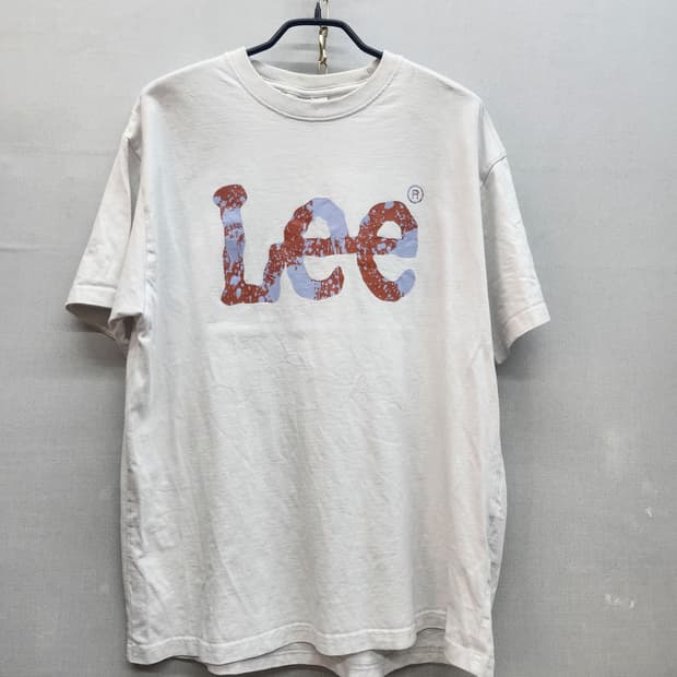 LEE 리 빅로고 페인팅 그래픽 반팔티 S(M)