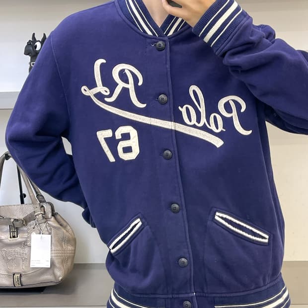 폴로 랄프로렌 RL 67 베이스볼 바시티 자켓