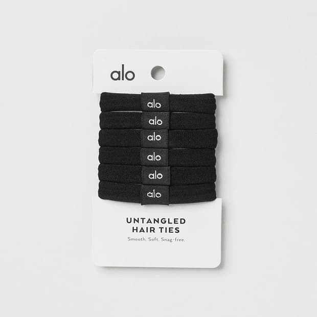 알로요가 언탱글드 헤어타이 머리끈 6 PACK