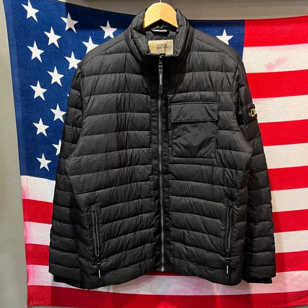 내셔널지오그래픽 파나로카 구스다운 경량 패딩