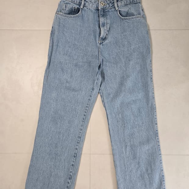 zara 자라 연청 스트레이트 데님 / 일자핏 청바지 38사이즈