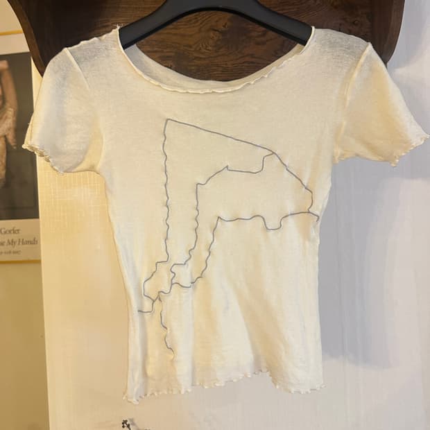 베이스레인지 유기농 코튼 반팔 티셔츠 (S)