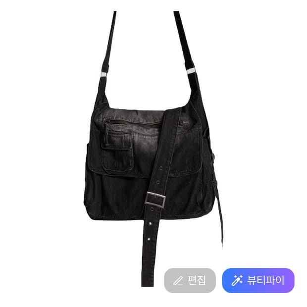 제이디드런던 데님 크로스백