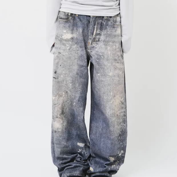 하이파이펑크 digital wide denim S사이즈