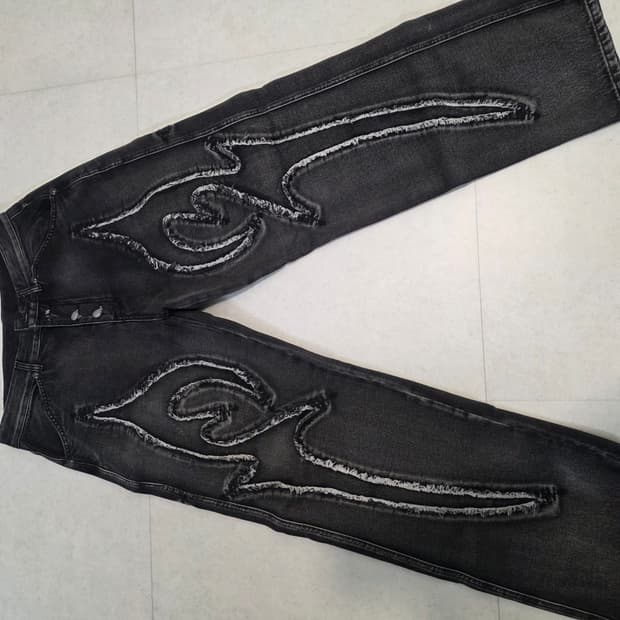 떠그클럽 흑청 L사이즈