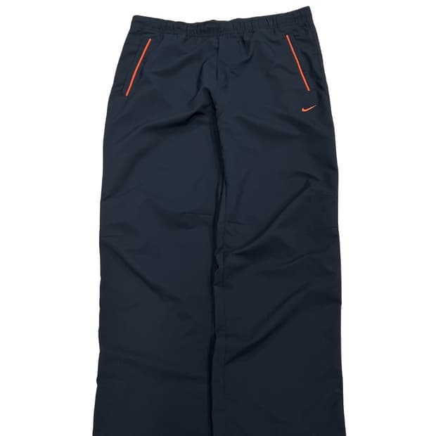 나이키 올드스쿨 와이드핏 트랙 우븐 팬츠 다크크레이/오렌지