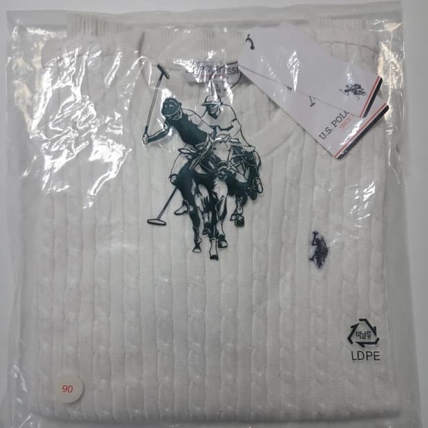 새상품 폴로 꽈베기 니트 S