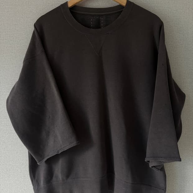 [2]Visvim JUMBO SWEAT CRASH 3/4. gray