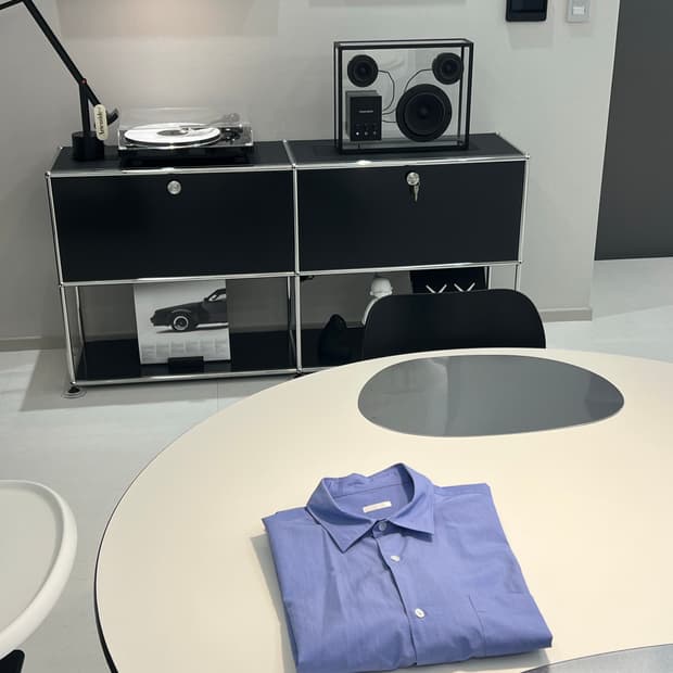 COMOLI 코모리 셔츠 SAX 3