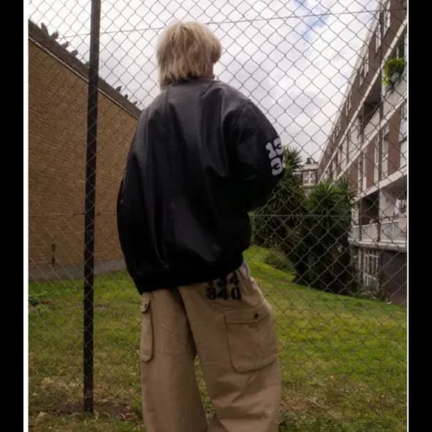 Stencil Cargo Pants Beige